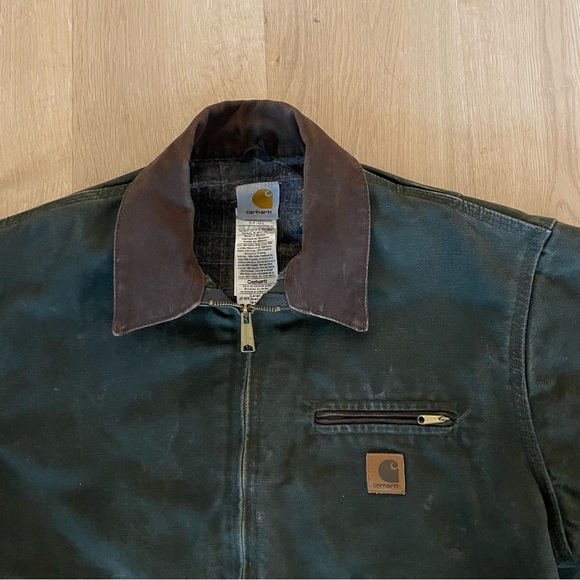 Carhartt Detroit J97 Moss Green Vintage Jacket - Picture 2 of 10